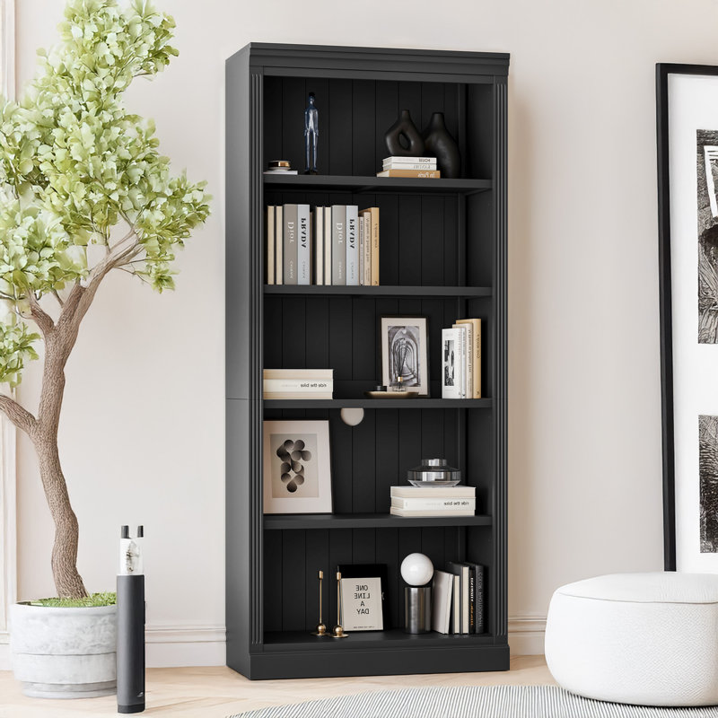 Red Barrel Studio 5 Tier Home Decor Bookshelves with Adjustable Storage Shelves Wayfair